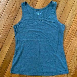 Grey workout tank top